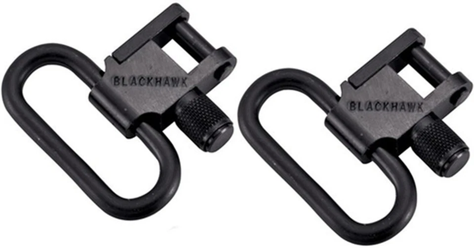 Blackhawk 70SW07BK Lok-Down Sling Swivel Steel Set 1-Inch Blued - Image 1 of 1