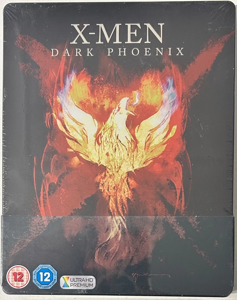X-men Dark Phoenix Limited Ed Steelbook 4k UHD Ultra High Definition Movie UK
