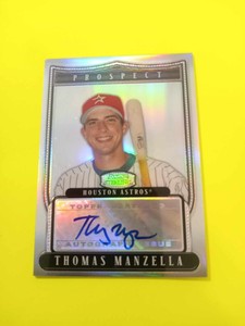 2007 Bowman Sterling Prospects Baseball #BSP-TM Thomas Manzella AUTO Astros /199