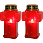 Illuminate Your Party with Premium LED Prayer Candle Lights - Set of 2