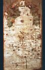 FIRST MAP TO SHOW THE AMERICAS PORTOLAN WORLD MAP 1500 A.D  SUPERB MOUNTED CHART