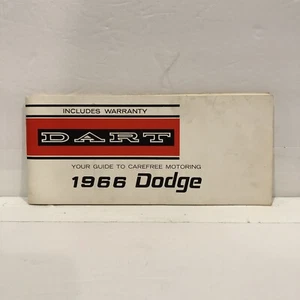 1966 Dodge Dart Manual Car Factory Original Owners Vehicle Part 81-270-5285 USA - Picture 1 of 9