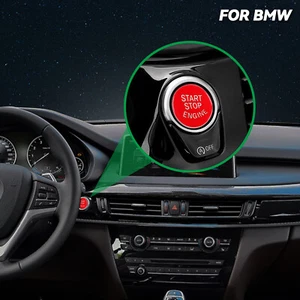 Adecuado para BMW F20 F21 F30 F31 F10 F11 F01 X2 X3 Start Stop botón rojo cubierta - Imagen 1 de 12