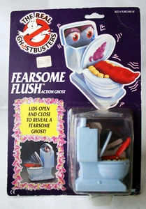 VINTAGE 1986 GHOSTBUSTERS FEARSOME FLUSH ACTION GHOST KENNER NEW SEALED ! - Picture 1 of 9