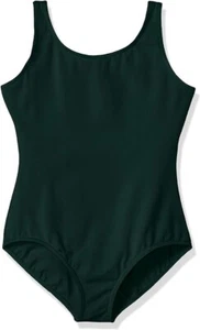 Nuevo con etiquetas Capezio Niña Clásico Cuello Alto Tanque Leotardo CC201C, Negro Talla XL Algodón - Imagen 1 de 4