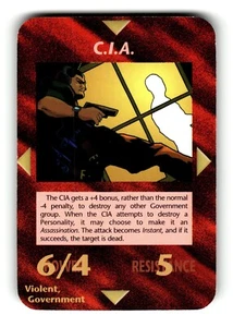 C.I.A. Juego Card Unlimited INWO Illuminati Nuevo Orden Mundial - Imagen 1 de 4