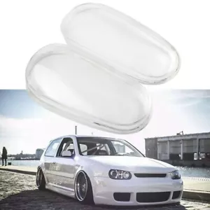 1x LH Car Headlight Lens Clear Glass Cover Headlight VW Golf MK4 GTI R32 99-05 - Picture 1 of 11