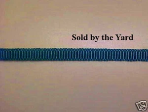 SAPPHIRE Ribbed Rayon/Cotton Ribbon in 1/8" ( 3mm ) Width - SOLD BY THE YARD - Picture 1 of 1