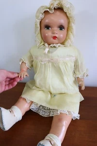 Vintage 1930s HORSMAN Mama Type Baby Doll 22" Composition and Cloth - Picture 1 of 12