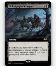 MTG Lich-Knights' Conquest (Extended Art) 338 - Wilds of Eldraine