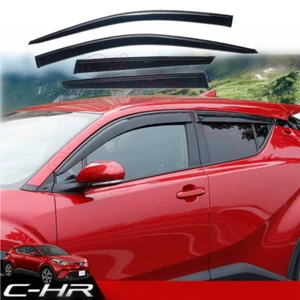 For Toyota C-HR 2018-2023 side Window Wind Visors Sun Rain Guard Vent Deflectors - Picture 1 of 9