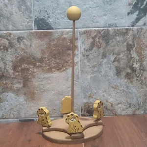 Vintage Wooden Garfield Paper Towel Holder - Picture 1 of 9