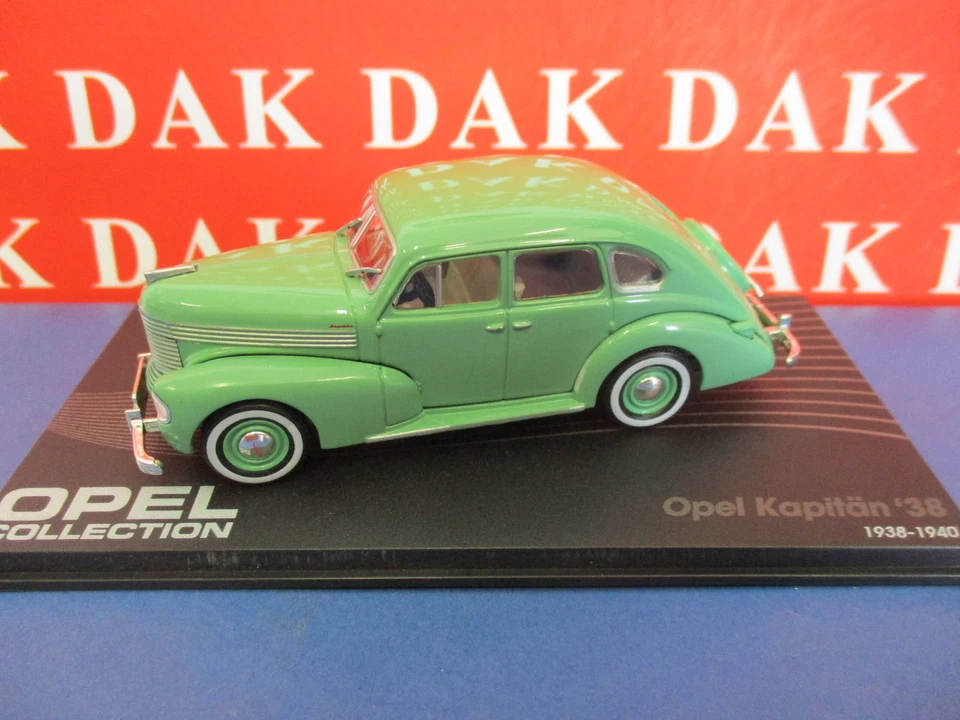 Die cast 1/43 Modellino Auto Kapitan '38 Green 1938-1940 - Immagine 1 di 4