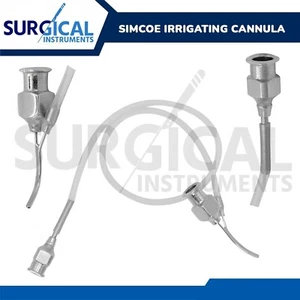 Instrumentos oftálmicos para ojos de cánula aspiración de riego acero inoxidable grado alemán - Imagen 1 de 8