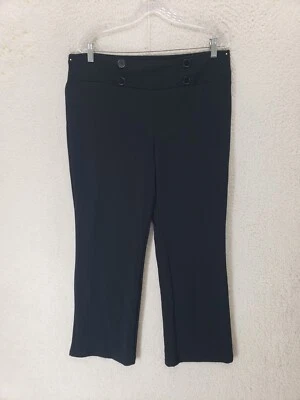 Pantalones de mujer Nana EE. UU. 3XL mezcla de poliéster tiro medio tirar recto elástico tobillo Foto 1 de 4