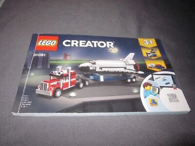 LEGO #31091 CREATOR Space Shuttle MANUAL - Image 1 of 4