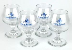4er Set Marie Brizard Liköre 4 Unzen Schnapsgläser 4" hoch - Bild 1 von 10