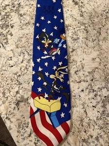 Looney Tunes USA Olympic (1994 Los Angeles, CA) Men’s Tie - Picture 1 of 10