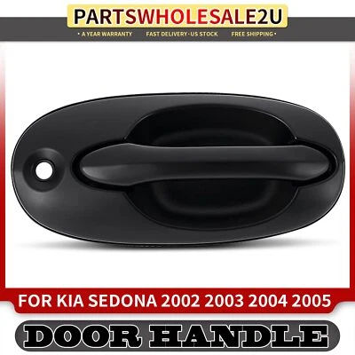 Manija de puerta exterior negra imprimada para pasajero delantero para Kia Sedona 2002 2003-2005 Foto 1 de 4