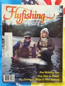 Flyfishing Magazine December 1986 Rod Building Tips FREE SHIPPING!!! - Imagen 1 de 3