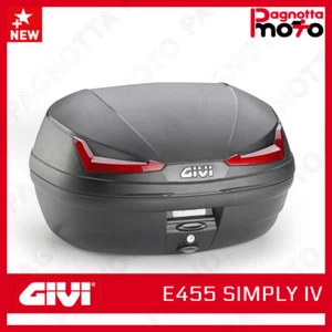 BAULETTO GIVI E455N MOTO SCOOTER MONOLOCK 45 LITRI COMPRENSIVO DI PIASTRA - Foto 1 di 1