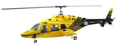 800 B 222 ARF Care Flight RC Helicopter Fuselage Bell222 Yellow Black RC Gifts - Bild 1 von 4