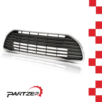 Parachoques delantero parrilla inferior negro y cromado para Toyota Avalon 2016-2018 Foto 1 de 4