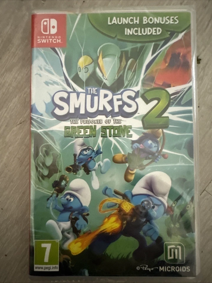 THE SMURFS 2: THE PRISONER OF THE GREEN STONE NINTENDO SWITCH NEW - Image 1 of 4