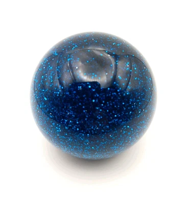 Semirremolque escamas de metal azul estilo carretera Hanco 1/2 × 13 perilla de cambio de acero inoxidable Foto 1 de 2