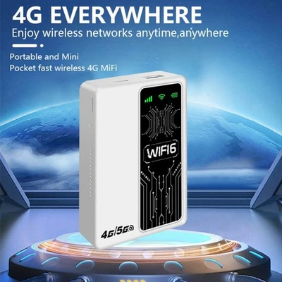 High Speed 4G 5G LTE Portable WiFi Router 300Mbps Hotspot for Remote Work - Image 1 of 4