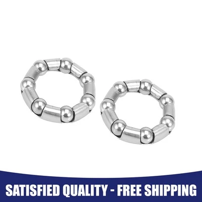 Bicycle 37.6mmx7 Ball Bearings Cages Crank Wheel Retainer Universal Item of 2 - Image 1 of 4