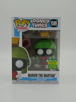 SDCC 2024 Summer Looney Tunes - Marvin the Martian Pop! Виниловая фигурка No1589 - Изображение 1 из 4