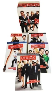 Chuck - The Complete TV Series - 23-Disc Boxed Seasons 1-5 - Action and Comedy! - Picture 1 of 19