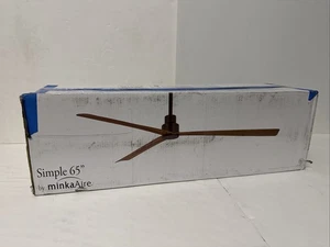 MinkaAire Simple F789-WHF  Simple 65" 3 Blade Indoor / Outdoor Energy-flat White - Picture 1 of 11
