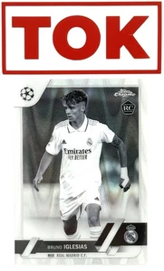 BRUNO IGLESIAS Topps Cromo 22-23 Blanco y Negro Ray Wave Refractor REAL MADRID - Imagen 1 de 2