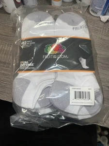 Fruit of the Loom Men’s 12 Pair Dual Defense No Show Socks - Picture 1 of 2