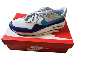 Nike Men's Air Max SC Sneakers, Pure Platinum/Blue Lightning, 12 Medium US - Picture 1 of 5
