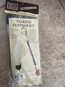 Neu Lederarbeiten Pfadfinder Handwerk Ureinwohner Erbe sprechende Feder Kit Nr. 7354 - Bild 1 von 4