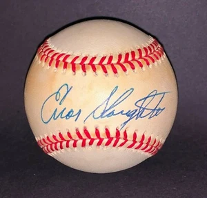 1994-99 AUTOGRAPHED National League ENOS SLAUGHTER Signed Baseball MLB - Picture 1 of 5