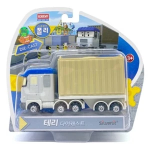 Figura de camión contenedor Robocar Poli serie fundida a presión Terry juguete de mano genuino - Imagen 1 de 5
