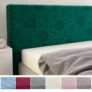 Copritestata Copri Testiere Letto Elasticizzato Tessuto Morbido Motivo Floreale - Imagen 1 de 30