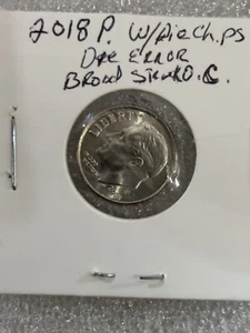 2018p Error Dime, Die Chips ObVerse & Reverse Has Full Band. Rail Road Rim - Picture 1 of 24