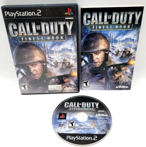 CALL OF DUTY FINEST HOUR ONE CIB PS2 COMPLETE IN BOX PLAYSTATION 2 - Picture 1 of 2