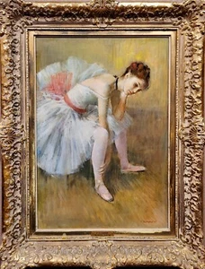 Paul Clemens - Bailarina Estiramiento - Pintura al óleo - Imagen 1 de 12