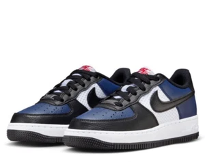 Nike GRADE-SCHOOL NIKE AIR FORCE 1 GS Zapatos para Niños, Azul Marino, Talla 6Y EE. UU. - Imagen 1 de 9