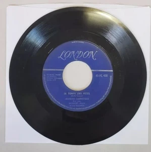 JACQUES LABRECQUE 45 RPM " TEMPS DES FETES/MITAINES PAS D'POUCE" LONDON CDN 1958 - Picture 1 of 2