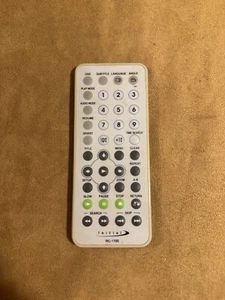 Mando a distancia original marca inicial RC-1700 para reproductor de DVD portátil - Imagen 1 de 3