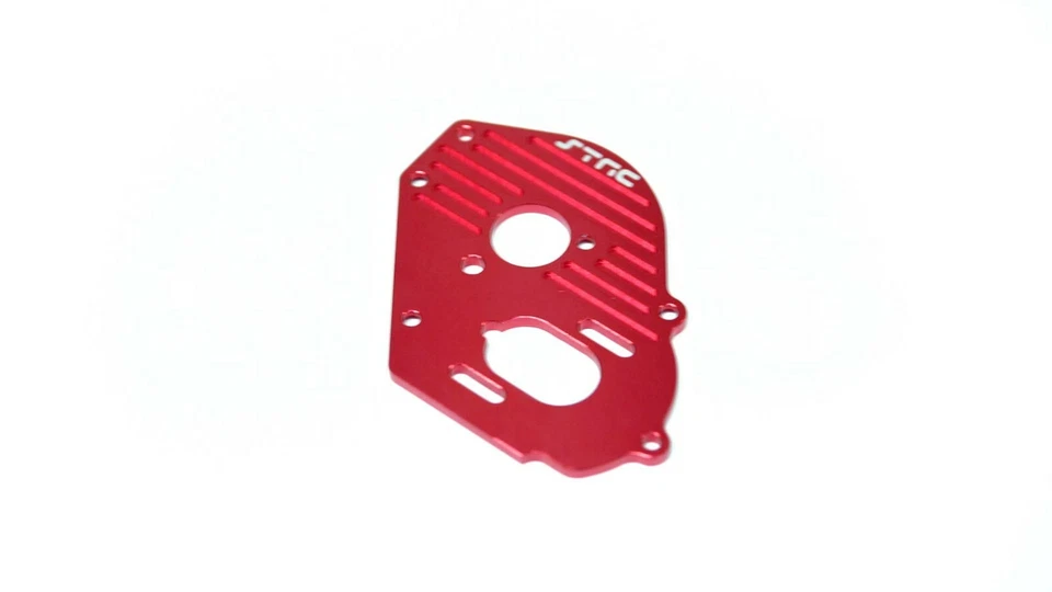 STRC ST9490R RED ANODIZED FINNED HEAT SINK MOTOR PLATE for TRAXXAS DRAG SLASH - Image 1 of 1