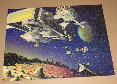 Vintage 1975 Springbok Puzzle - Space Gypsies - Assembled Missing 1 Piece - Image 1 of 4