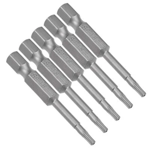 uxcell 5 Pcs T8 Magnetic Torx Screwdriver Bits 1/4 Inch Hex Shank 2-inch Leng... - Picture 1 of 5